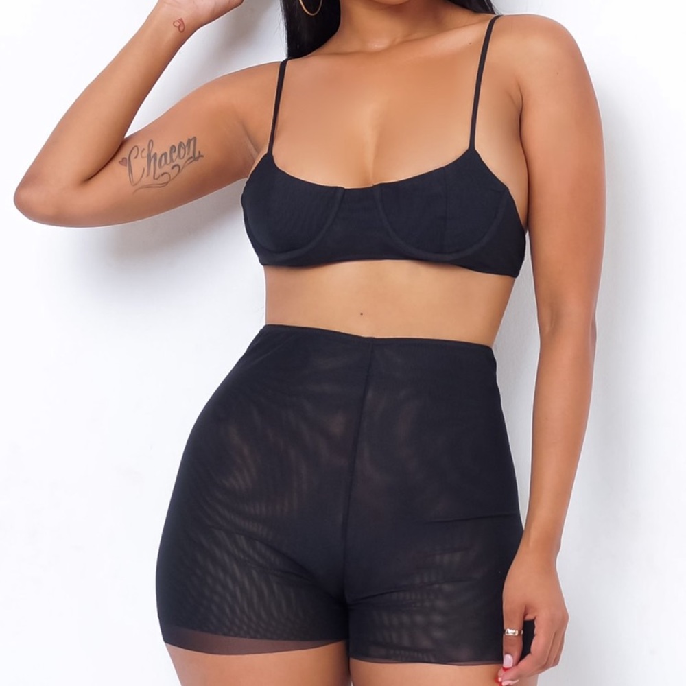 Mesh 2-Piece Short Set - Picture 3 of 5